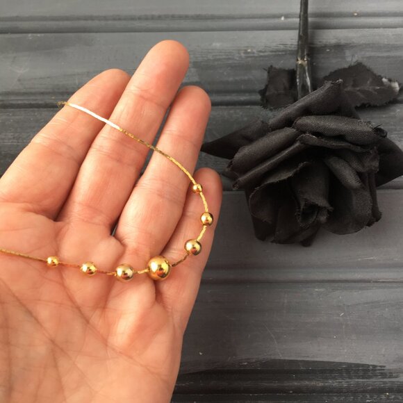 Gold Costume Necklace - Picture 3 of 8